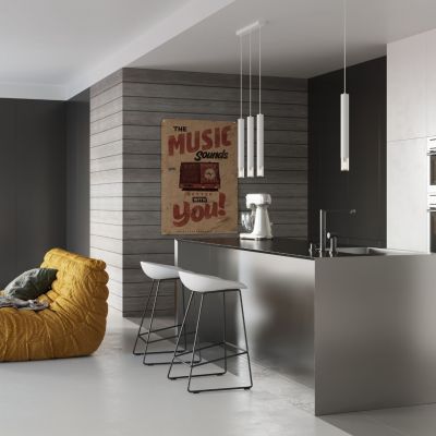 Sollux Lampa wisząca WEZYR 1 biała (SL.0957)